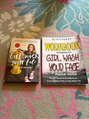 Girl Wash Your Face by Rachel Hollis Hardcover & Workbook Set